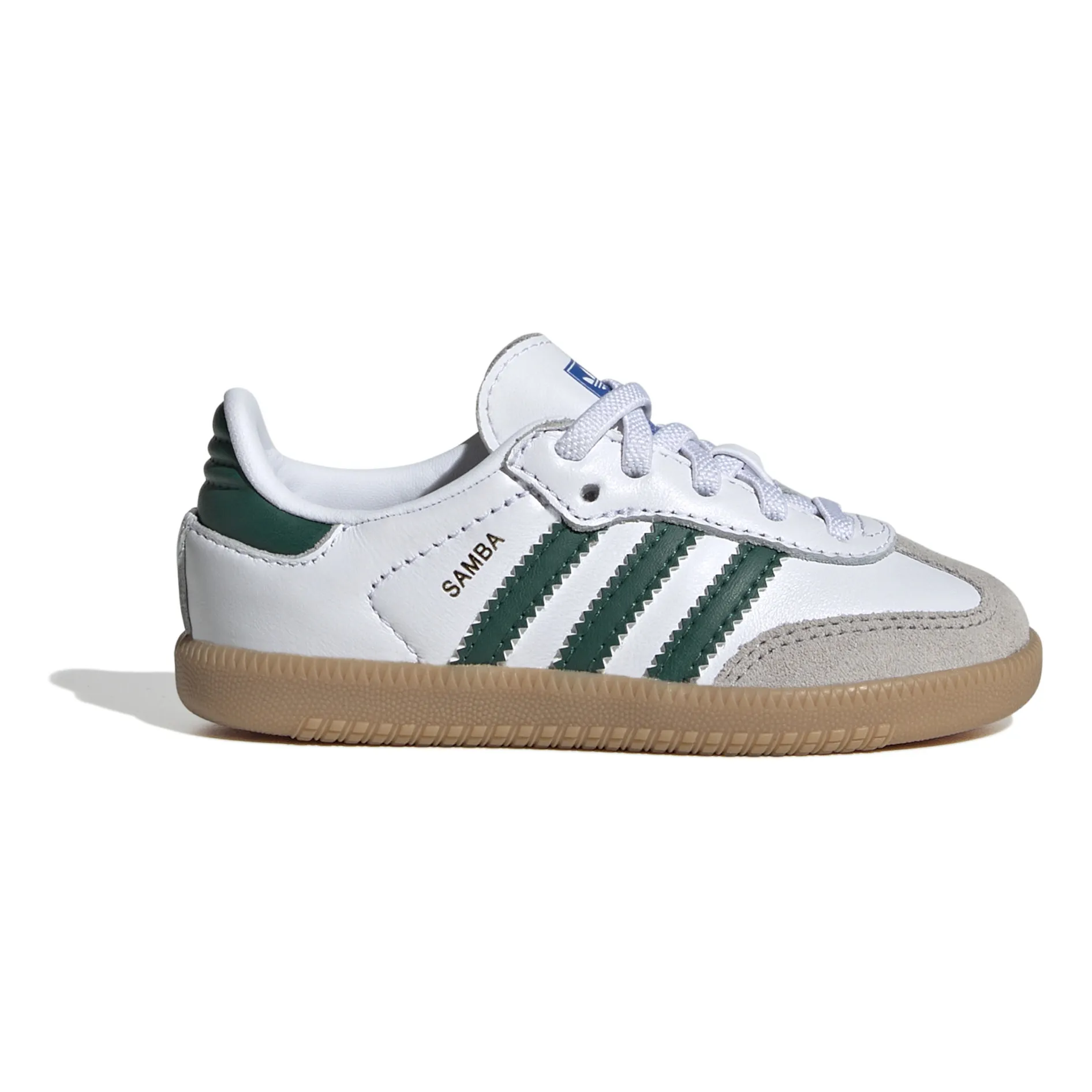 Adidas - Samba Rubber Sole Lace-up Sneakers - Green | Smallable
