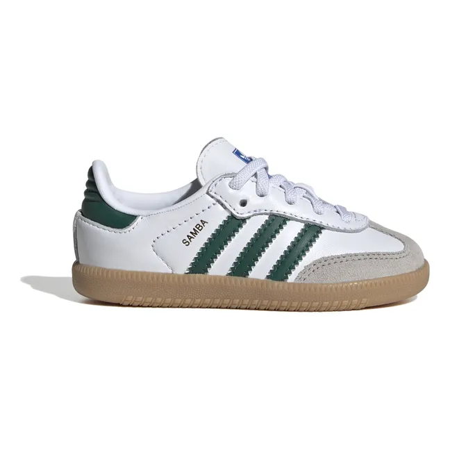 Samba Rubber Sole Lace-up Sneakers | Green