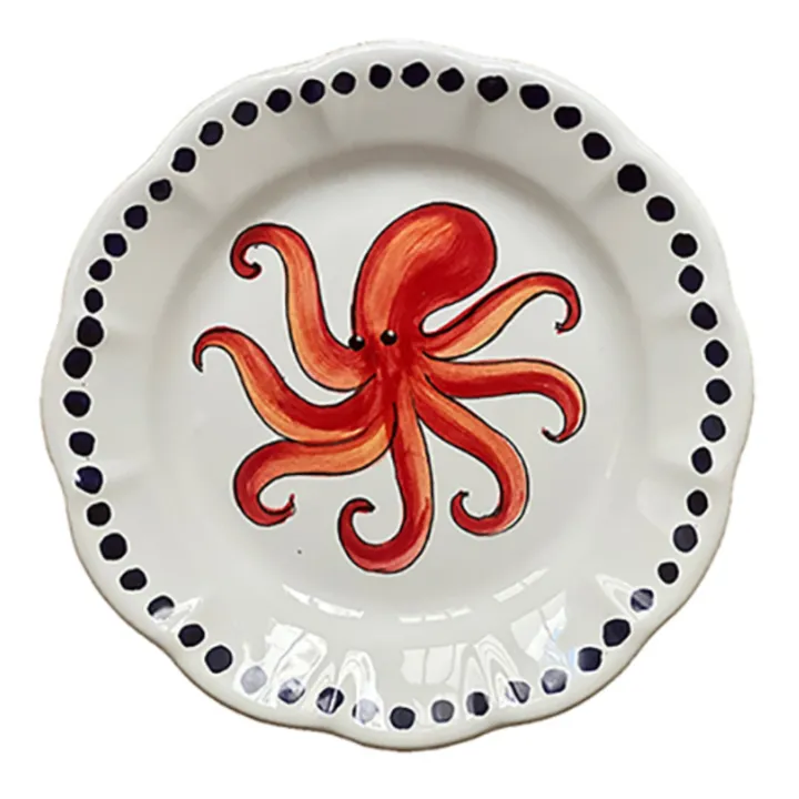 Teller Estate Octopus | Rot- Produktbild Nr. 0