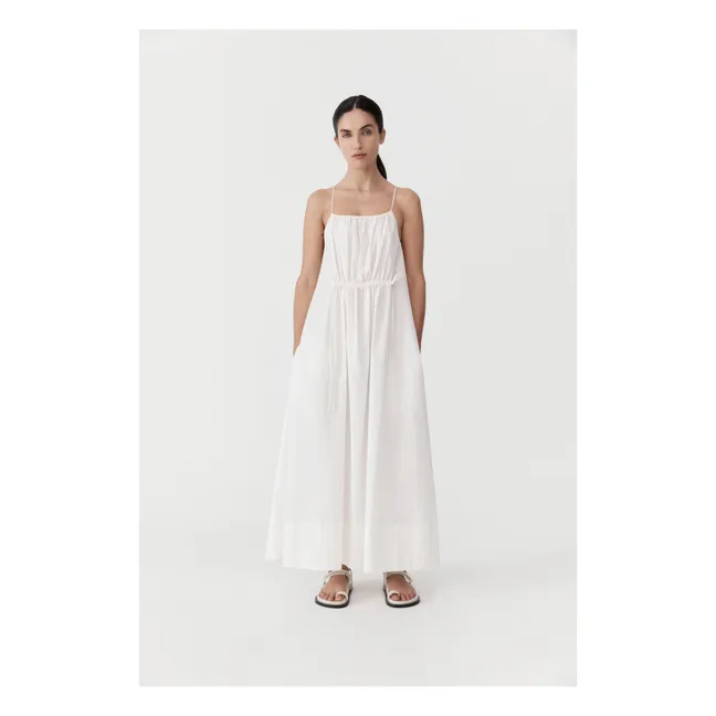Kleid Drawstring Relaxed | Weiß