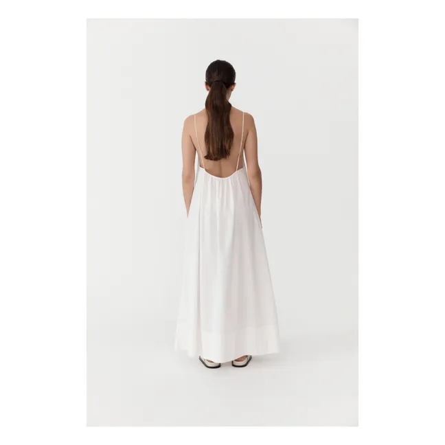 Kleid Drawstring Relaxed | Weiß