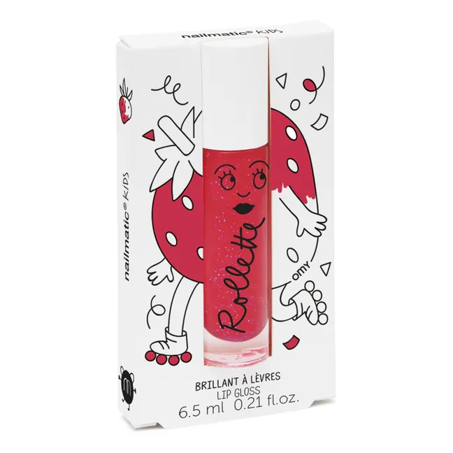 Rollette brillant à lèvres fraise - 6,5 ml | Rose fuschia