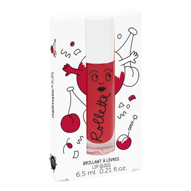 Rodillo brillo labial cereza - 6,5 ml | Rojo Cereza