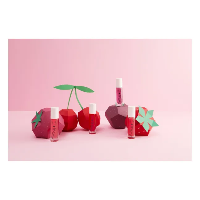 Strawberry Lip Gloss Roller - 6.5 ml | Fuchsia