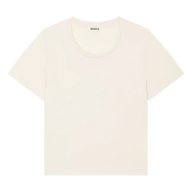 Organic Cotton Short Sleeve T-Shirt | Sand