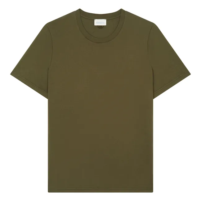 Men's T-Shirt Short Sleeve Organic Cotton | Khaki