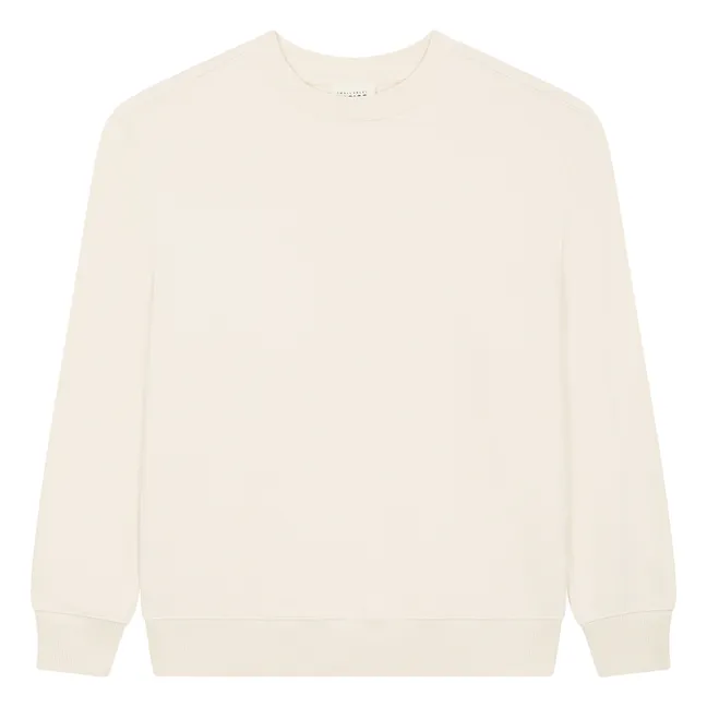 Sweatshirt  Crewneck Moleton Bio | Sandfarben