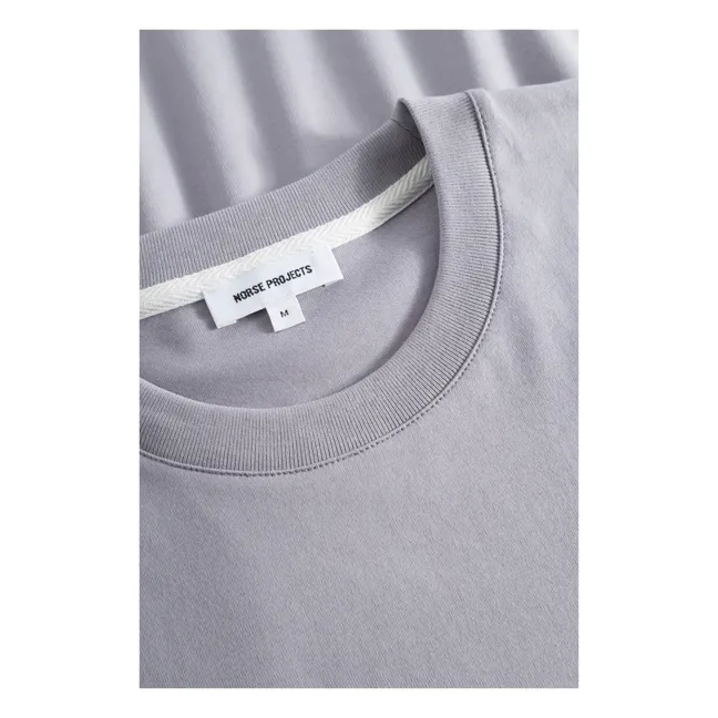 T-shirt in cotone biologico con tasca Johannes | Grigio