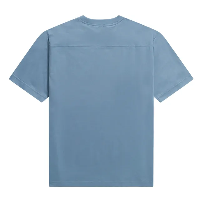 T-shirt Johannes N Logo Coton Bio | Bleu ciel