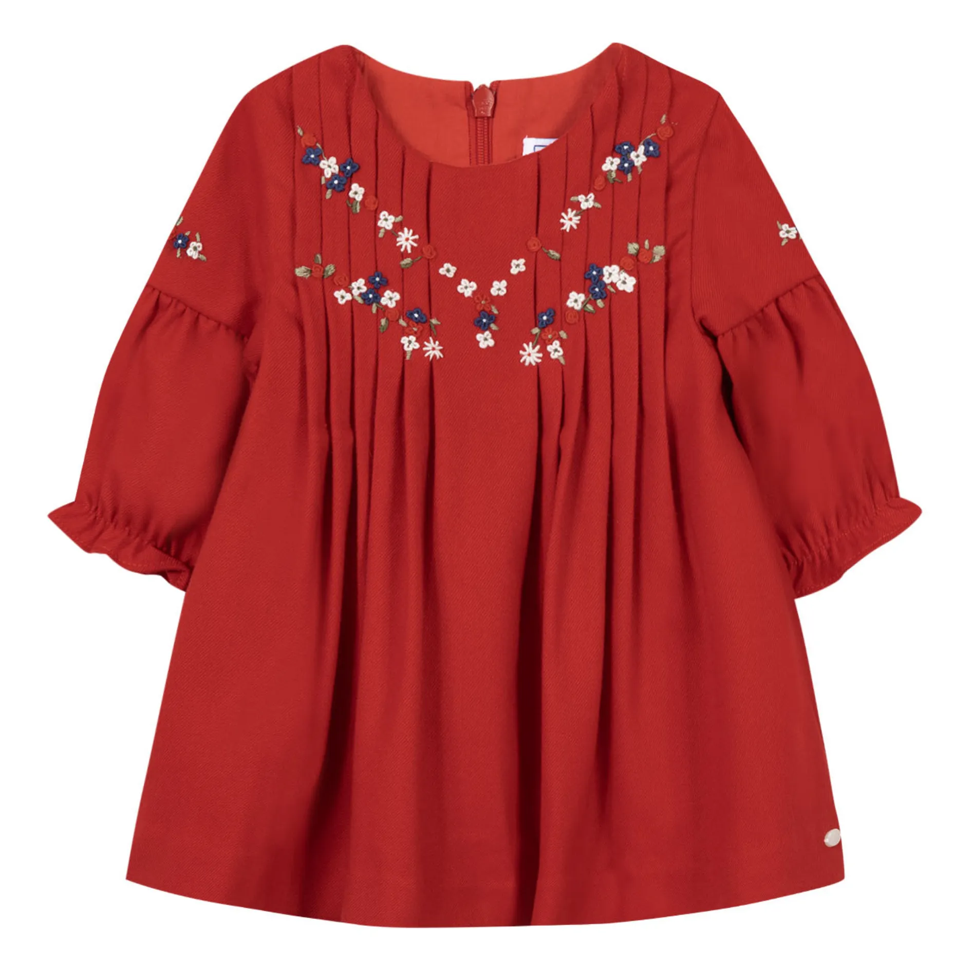 Tartine Et Chocolat Red Embroide Dress