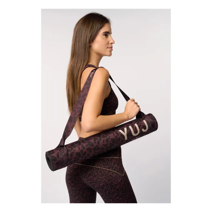 Tapis de Yoga Leobrown Good Karma | Marron- Image produit n°1