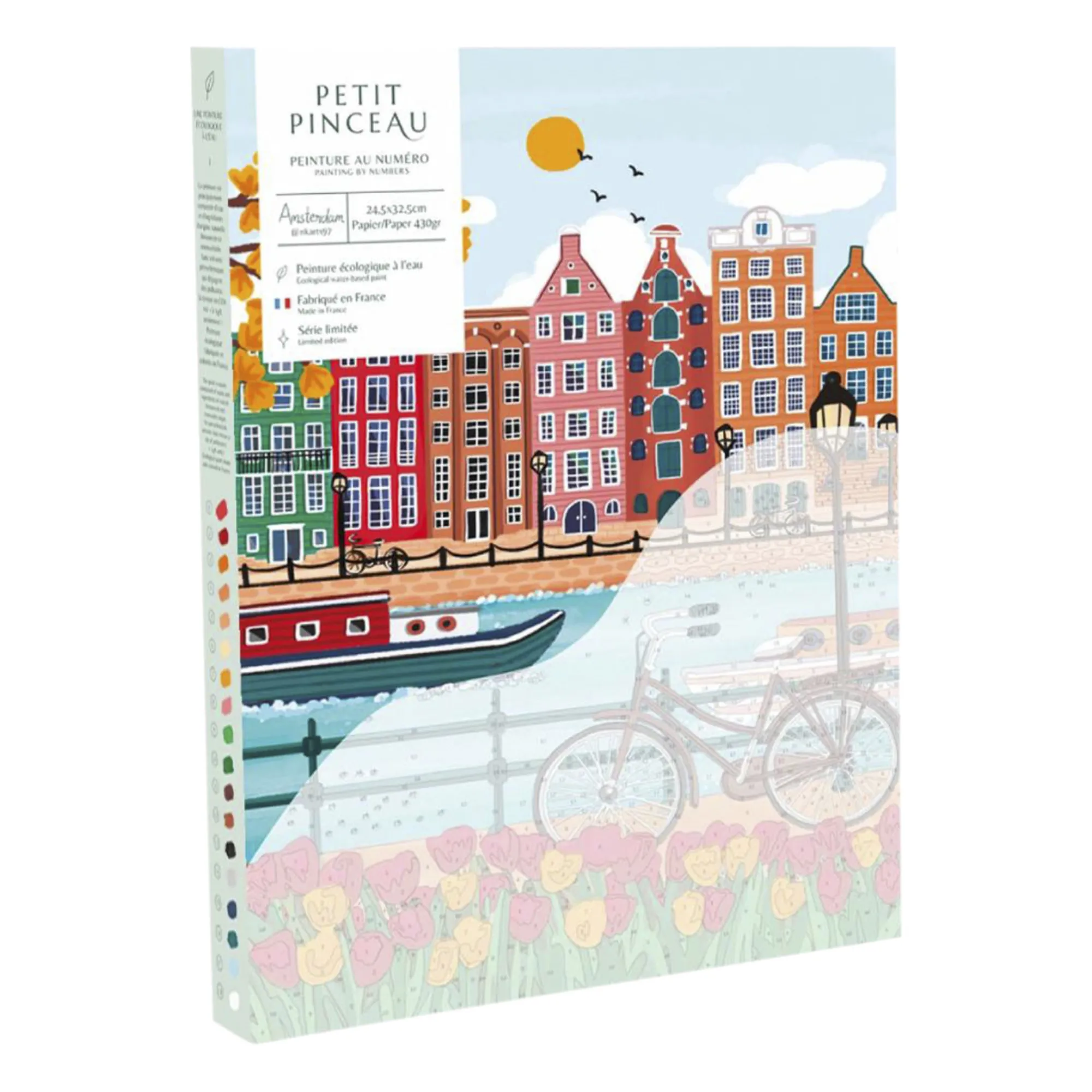 La Petite Épicerie Multicoloured Numbered Painting Kit - Amsterdam