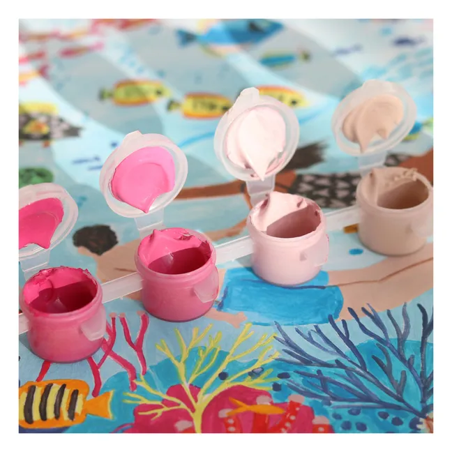 Kit de peinture au numéro - Coral Reef 