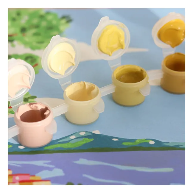 Kit de pintura numerado - Ventana abierta en Nápoles