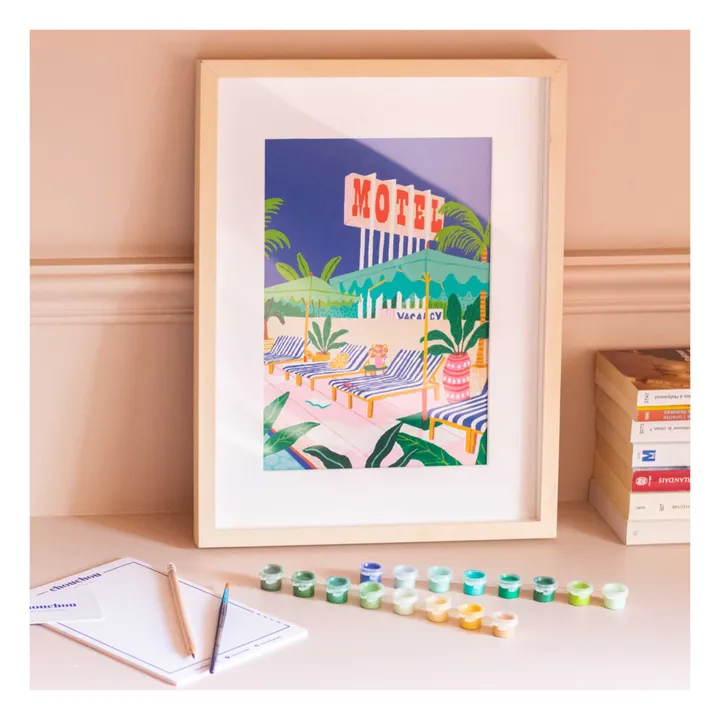Numbered painting kit - The Motel Pool- Product image n°1