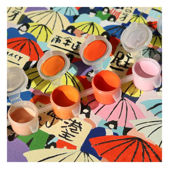 Number painting kit - Umbrella Revolution 