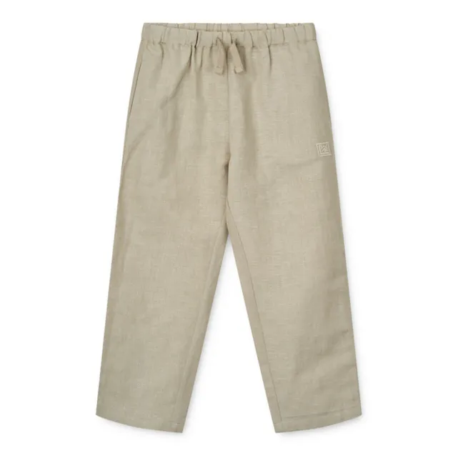 Orlando Linen Trousers | Light khaki