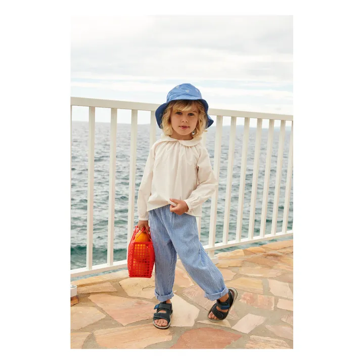 Sandales Christi | Bleu gris- Image produit n°1