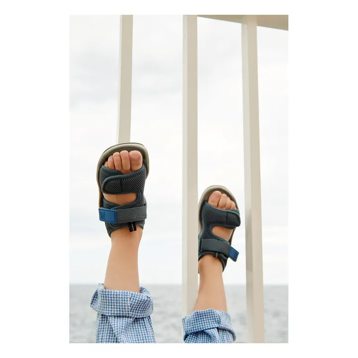 Sandales Christi | Bleu gris- Image produit n°2