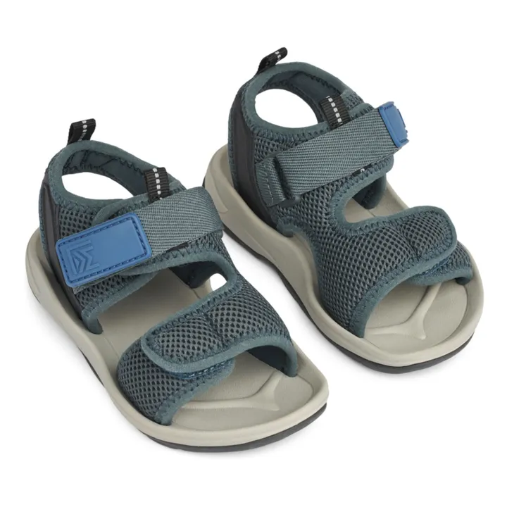 Sandales Christi | Bleu gris- Image produit n°3