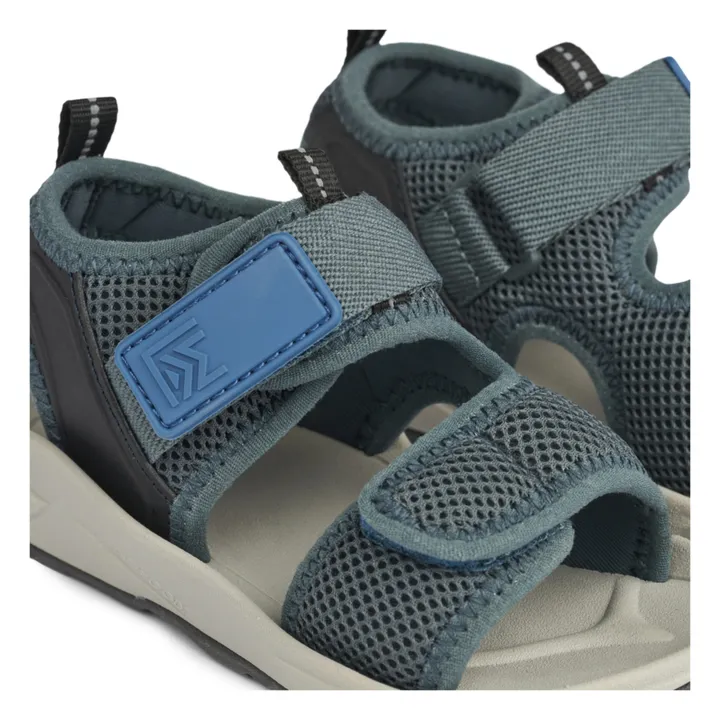 Sandales Christi | Bleu gris- Image produit n°4