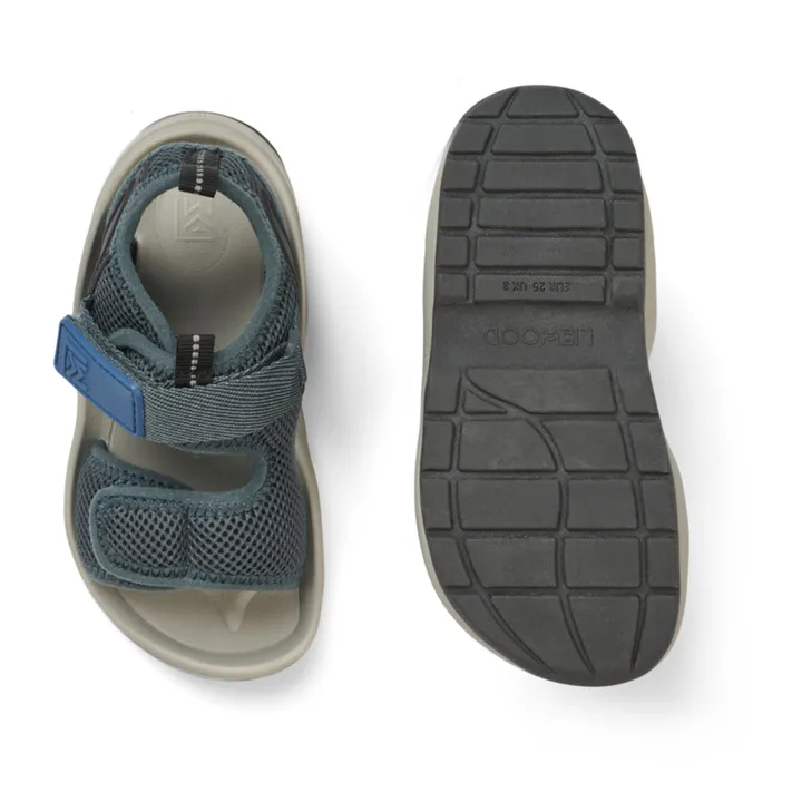 Sandales Christi | Bleu gris- Image produit n°5