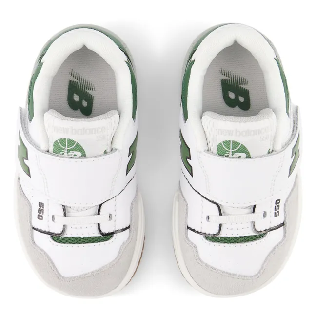 Lace and Scratch Sneakers 550 | Green