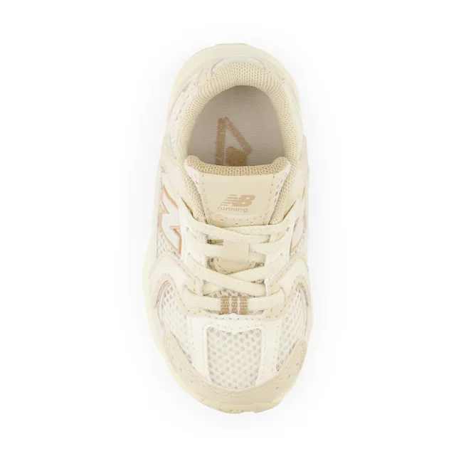 530 Sneakers in pizzo elasticizzato | Crema