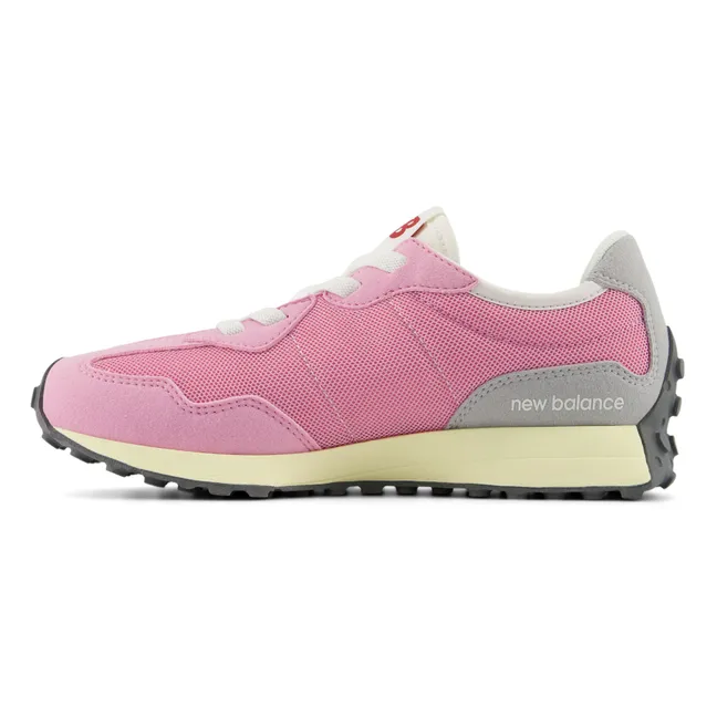 327 Elasticated Lace Sneakers | Pink