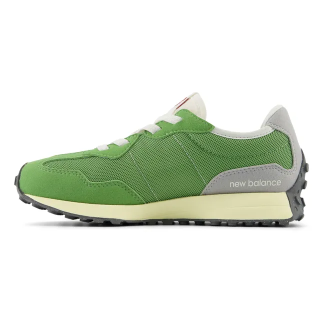 327 Sneakers in pizzo elasticizzato | Verde