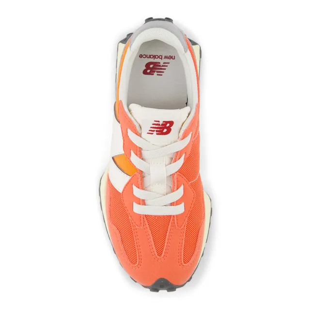 327 Elasticated Lace Sneakers | Orange