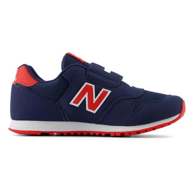 373 Snap and Lace Sneakers | Navy blue