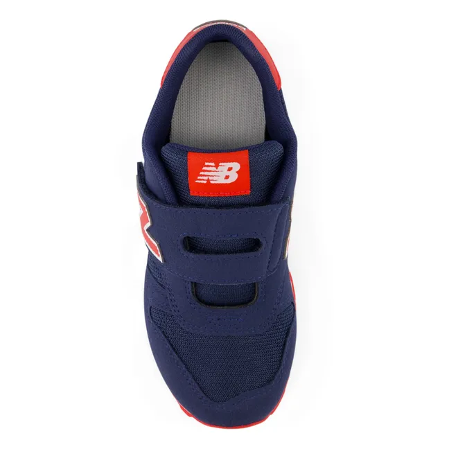 373 Snap and Lace Sneakers | Navy blue