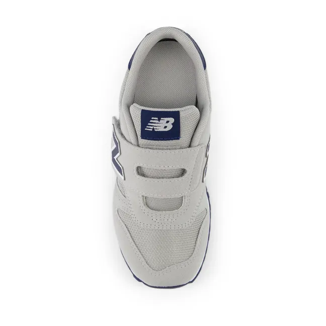 Sneaker mit Klettverschluss und elastischen Schnürsenkeln 373 | Grau
