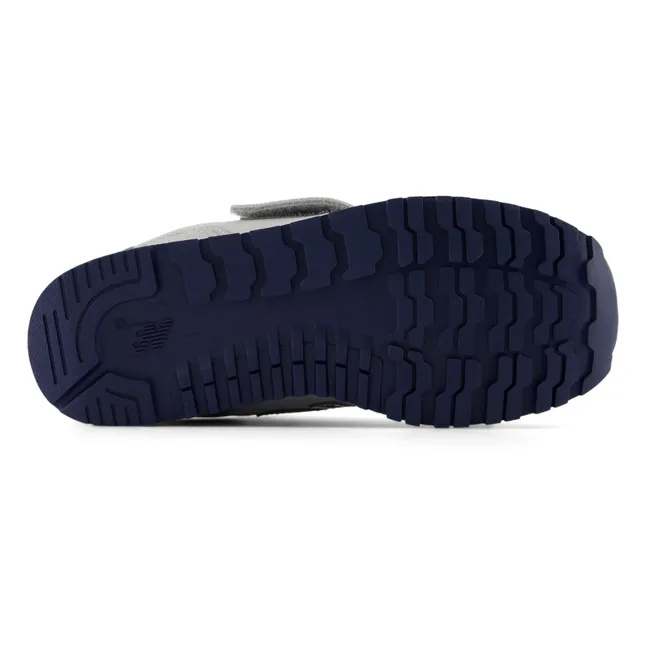 Sneaker mit Klettverschluss und elastischen Schnürsenkeln 373 | Grau