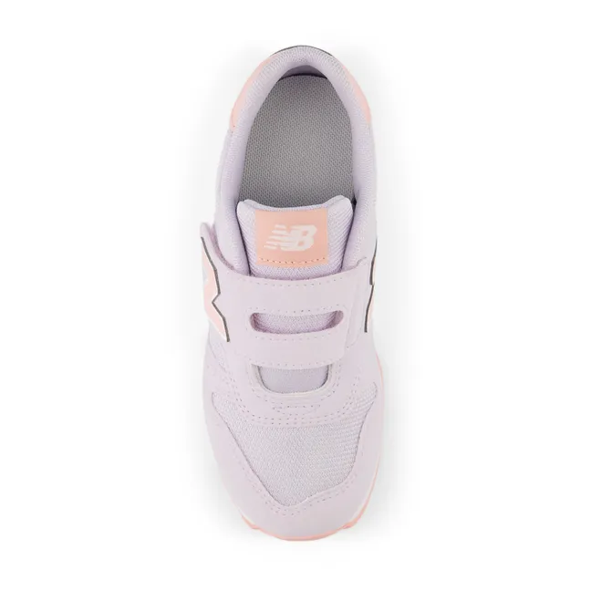 Sneaker mit Klettverschluss und elastischen Schnürsenkeln 373 | Violett