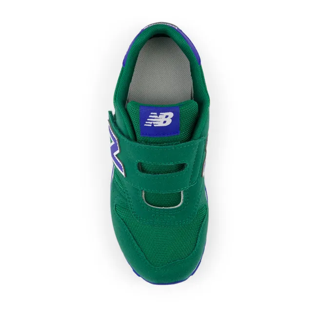 Sneaker mit Klettverschluss und elastischen Schnürsenkeln 373 | Grün