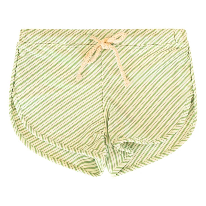 Short de Bain Mesa Rayé | Vert- Image produit n°0