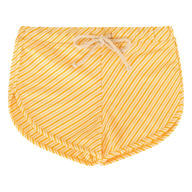 Short de Bain Mesa Rayé | Orange
