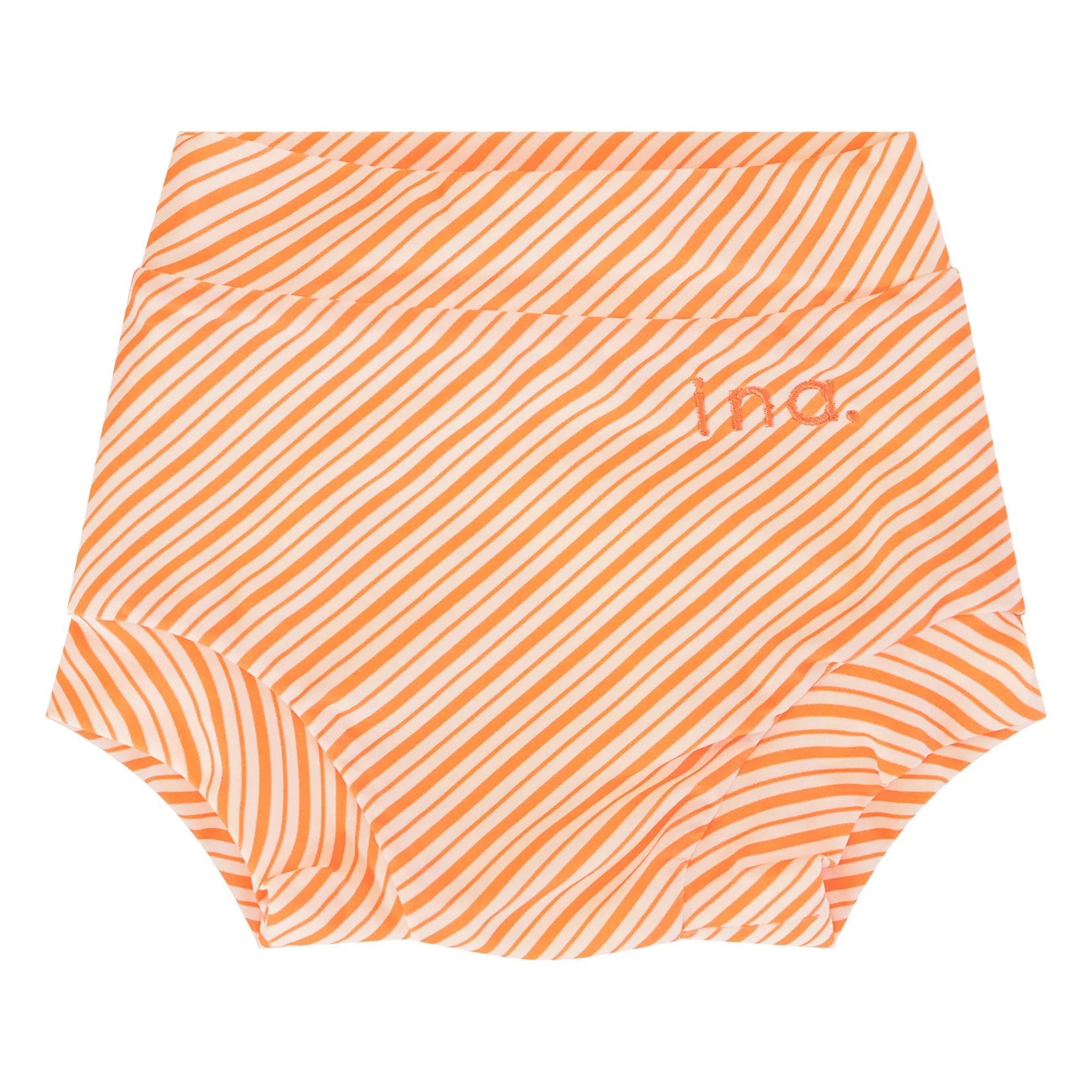 Ina Swim Coral Lumi Striped Swim Shorts