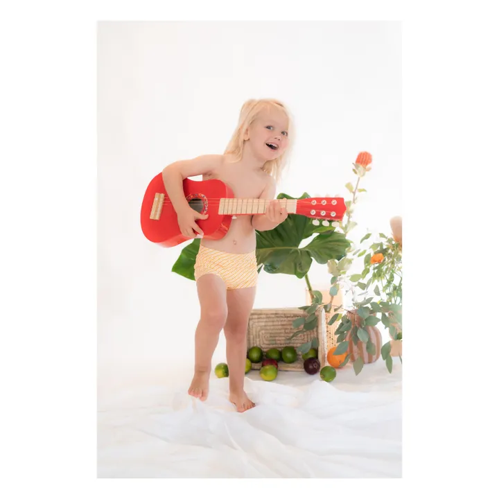 Short de Bain Lumi Rayé | Orange- Image produit n°3