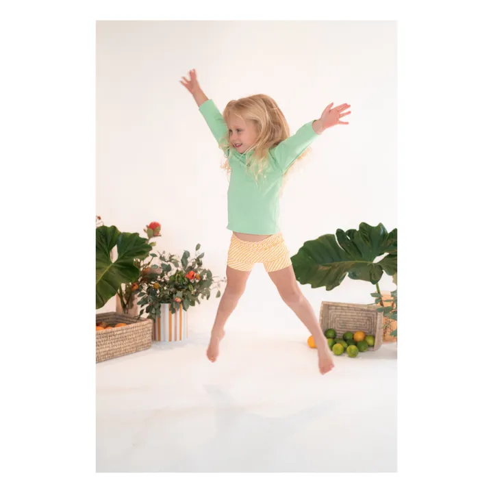 Short de Bain Lumi Rayé | Orange- Image produit n°5