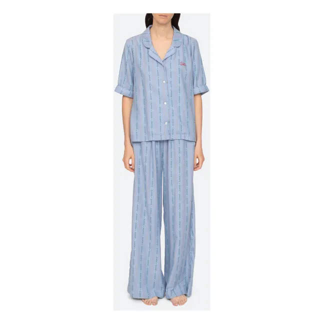 Conjunto de pijama Vellamo | Azul