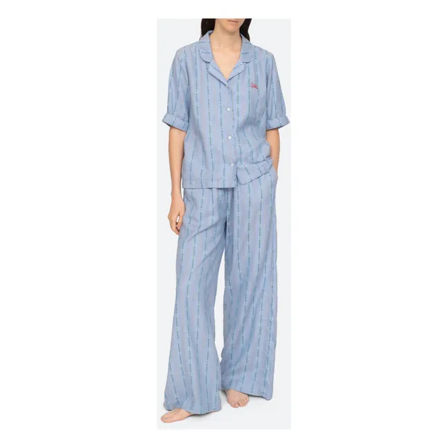 Pyjama-Set Vellamo | Blau