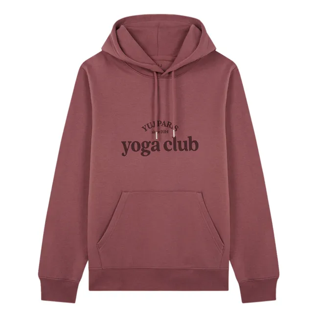 Sweatshirt Yoga Club Bio-Baumwolle | Rosa