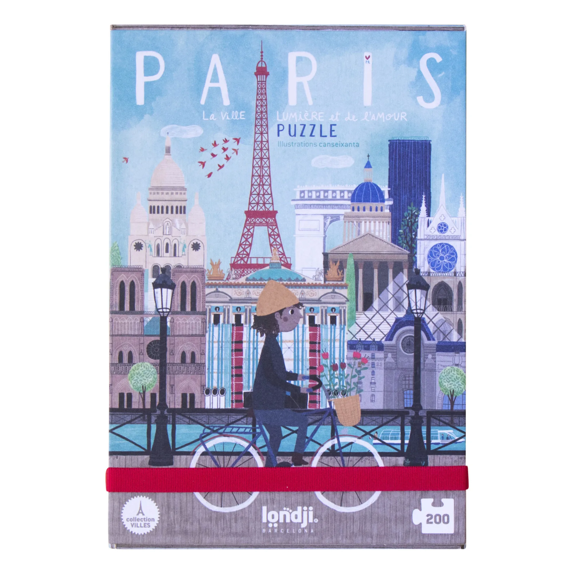 Londji Multicoloured Skyline Paris Puzzle - 200 Pieces