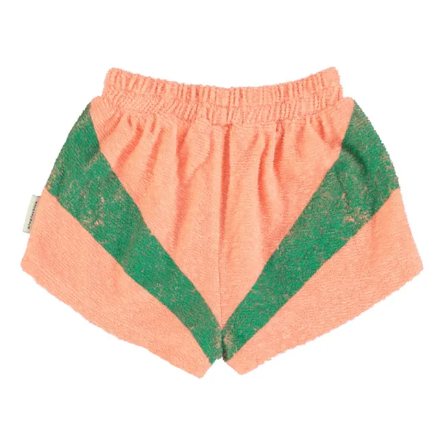 Frottee-Shorts | Pfirsichfarben