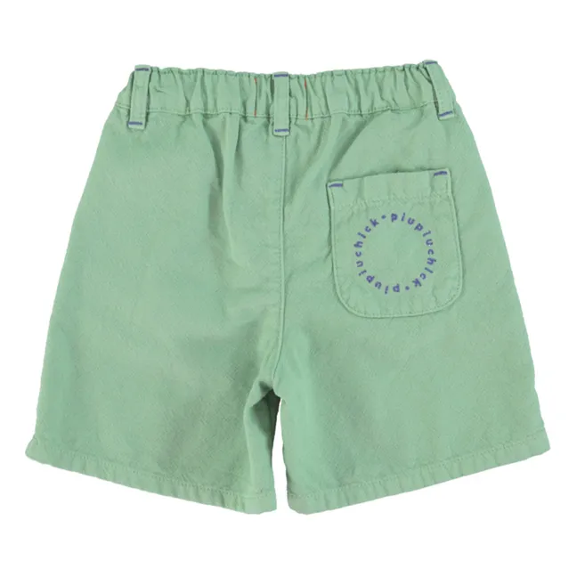 Pantalones cortos de algodón orgánico | Verde