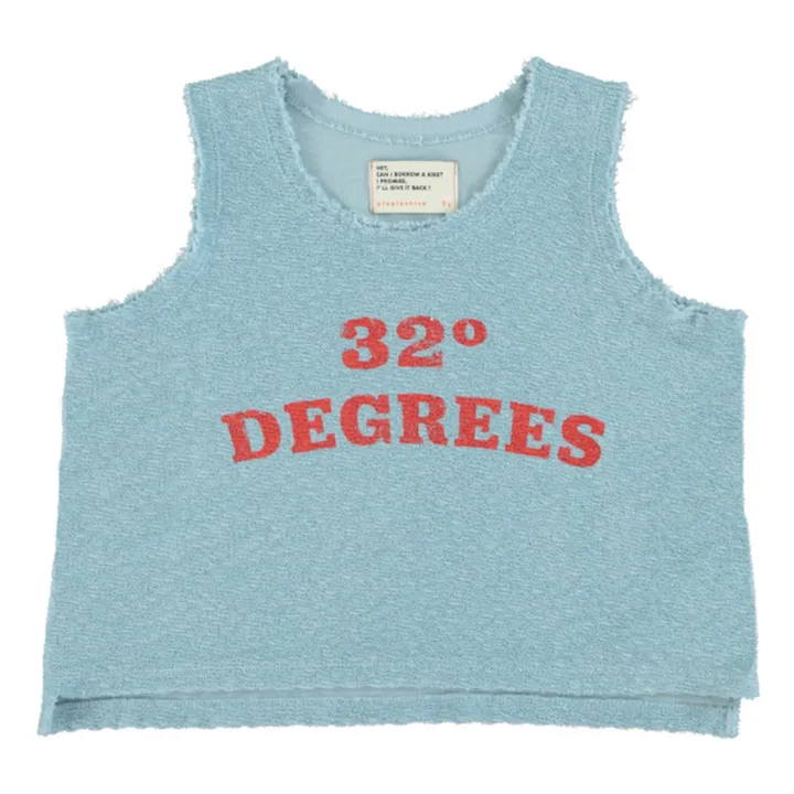 Camiseta de tirantes 32 Degrees Terry | Azul Cielo- Imagen del producto n°0