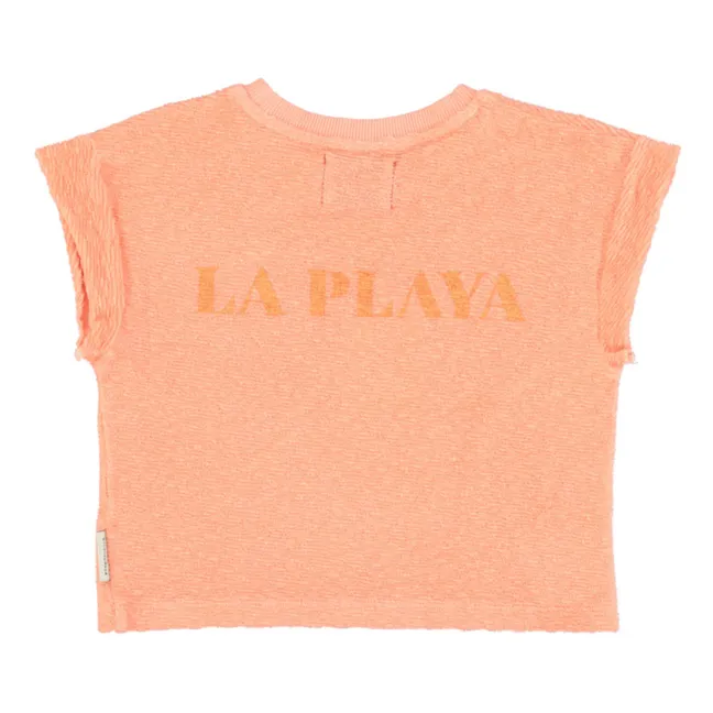 T-Shirt Eponge La Playa | Abricot